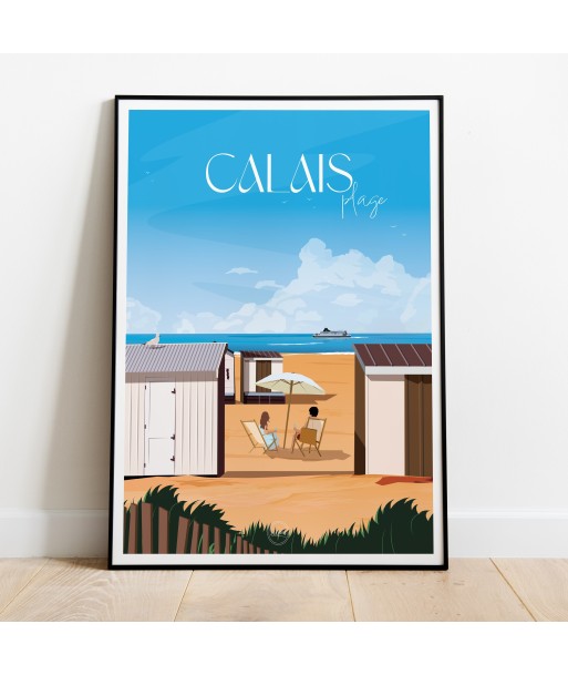 AFFICHE CALAIS - LA PLAGE du meilleur 