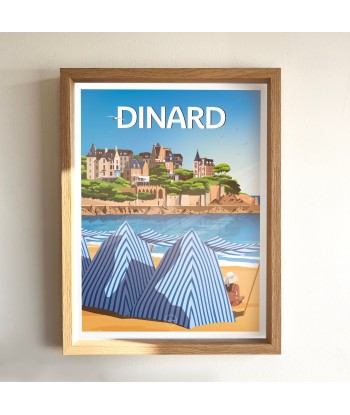 AFFICHE DINARD rembourrage situé sous