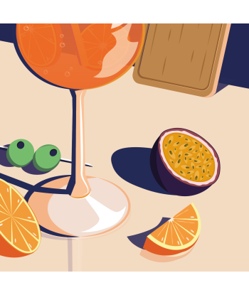 AFFICHE COCKTAIL - SPRITZ france