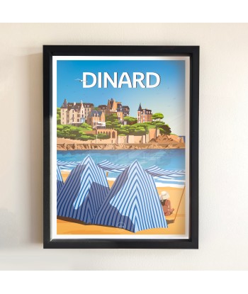 AFFICHE DINARD rembourrage situé sous