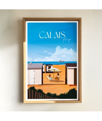 AFFICHE CALAIS - LA PLAGE du meilleur 