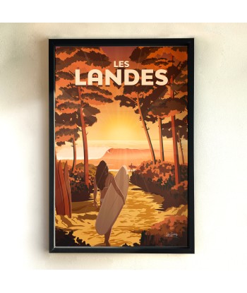 AFFICHE LES LANDES Venez acheter