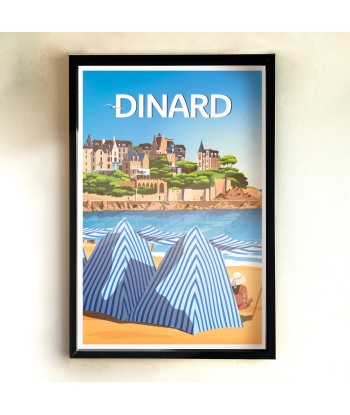 AFFICHE DINARD rembourrage situé sous