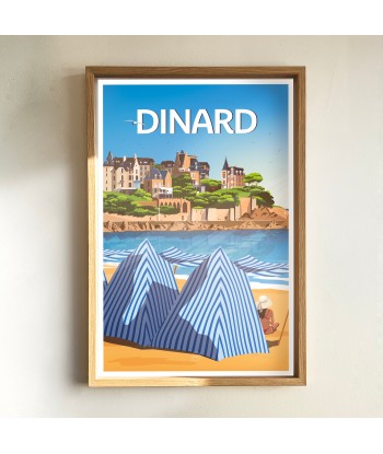 AFFICHE DINARD rembourrage situé sous