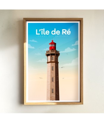 AFFICHE ILE DE RÉ - LE PHARE DES BALEINES en ligne