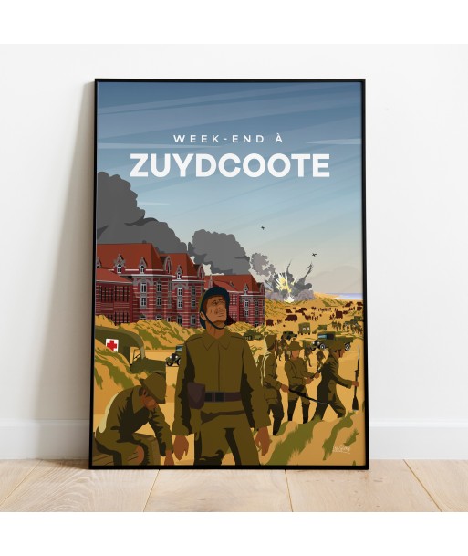 AFFICHE WEEK-END À ZUYDCOOTE - GUERRE le des métaux précieux