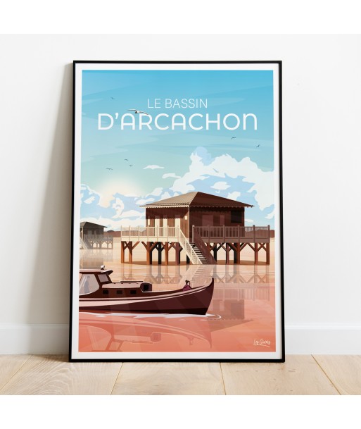 AFFICHE BASSIN D'ARCACHON Dans la société mordern