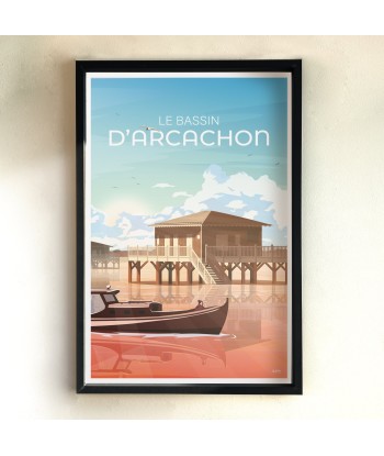 AFFICHE BASSIN D'ARCACHON Dans la société mordern