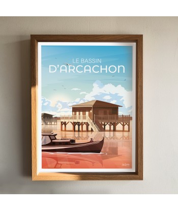 AFFICHE BASSIN D'ARCACHON Dans la société mordern