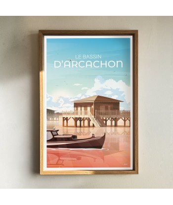 AFFICHE BASSIN D'ARCACHON Dans la société mordern