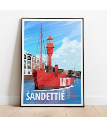 AFFICHE DUNKERQUE - LE SANDETTIÉ ouvre sa boutique