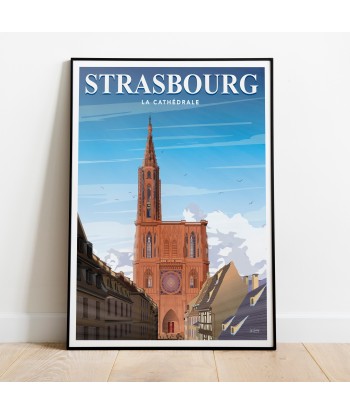 AFFICHE STRASBOURG - LA CATHÉDRALE sélection de produits