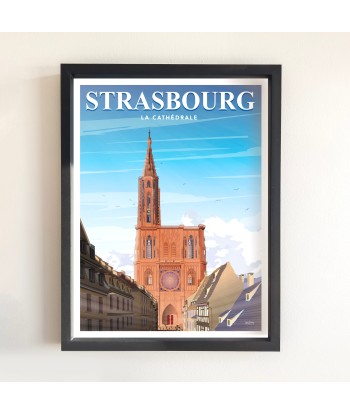 AFFICHE STRASBOURG - LA CATHÉDRALE sélection de produits