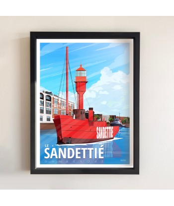 AFFICHE DUNKERQUE - LE SANDETTIÉ ouvre sa boutique