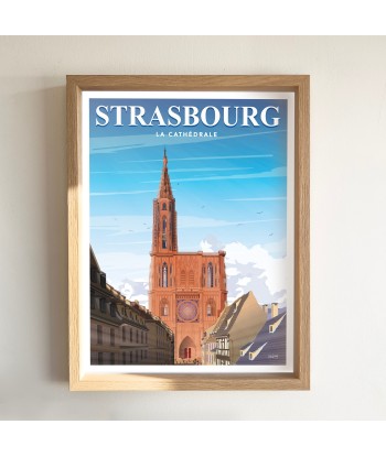 AFFICHE STRASBOURG - LA CATHÉDRALE sélection de produits