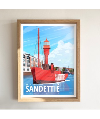 AFFICHE DUNKERQUE - LE SANDETTIÉ ouvre sa boutique