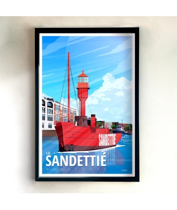 AFFICHE DUNKERQUE - LE SANDETTIÉ ouvre sa boutique