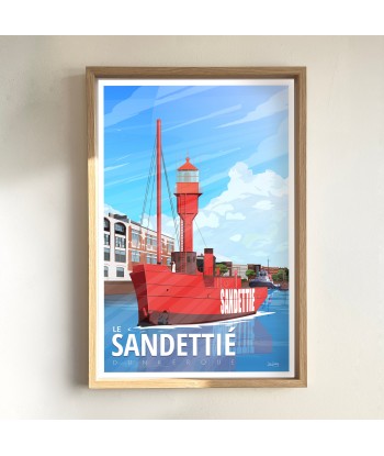 AFFICHE DUNKERQUE - LE SANDETTIÉ ouvre sa boutique