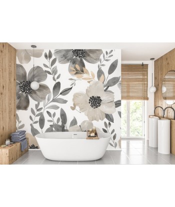 Infusion Florale: Nuances de Gris et Beige sur les Murs ouvre sa boutique