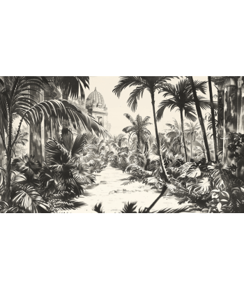 Voyage Tropical : Papier Peint Jardin Exotique Vintage est présent 