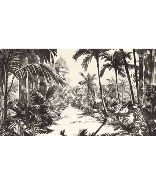 Voyage Tropical : Papier Peint Jardin Exotique Vintage est présent 