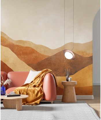 Paysage Désertique : Mur Naturel en Couleurs Chaudes store