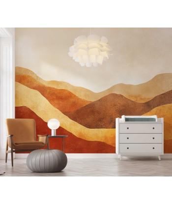 Paysage Désertique : Mur Naturel en Couleurs Chaudes store