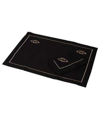 Set de Table & Serviette Oeil 40x60 & rond de serviette 50-70% off 