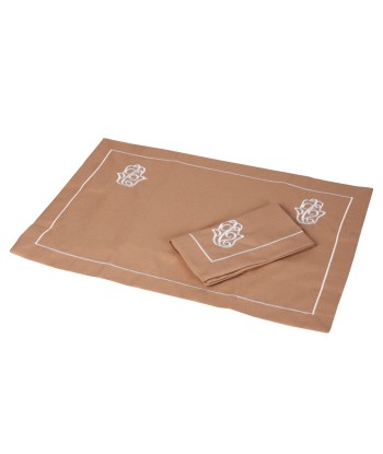 Set de Table & Serviette Main de Fatima & rond de serviette 40x60 les muscles