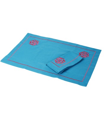 Set de Table & Serviette Sérénité 40x60 &rond de serviette de la marque