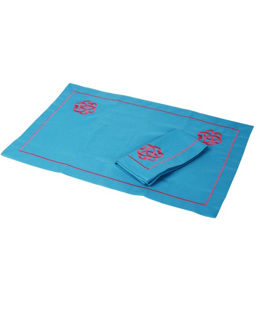 Set de Table & Serviette Sérénité 40x60 &rond de serviette de la marque