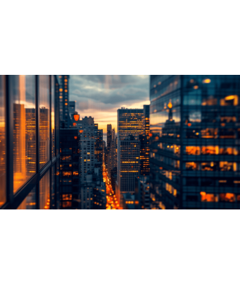 Panorama Urbain au Crépuscule 50-70% off 