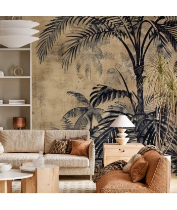 Eden Monochrome - Papier Peint Panoramique Tropical vintage ouvre sa boutique