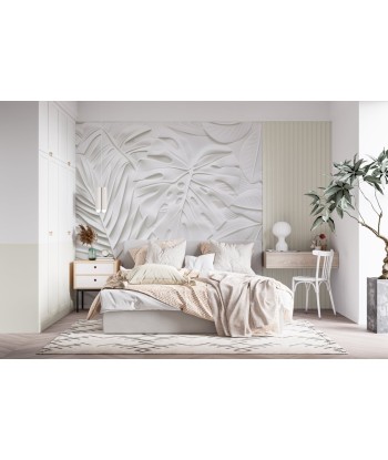 Feuillage 3D Blanc – Décor Mural Texturé En savoir plus