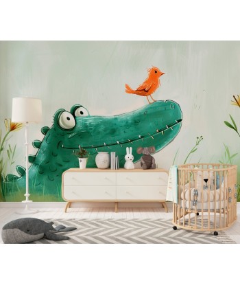 Rencontre au Marais : Un Crocodile et Son Ami l'Oiseau 50-70% off 