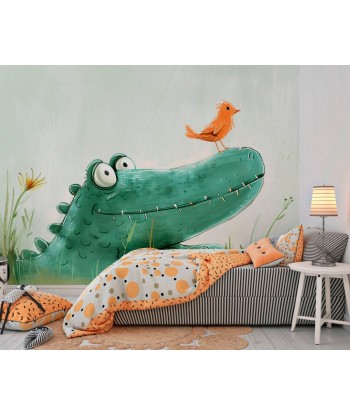 Rencontre au Marais : Un Crocodile et Son Ami l'Oiseau 50-70% off 