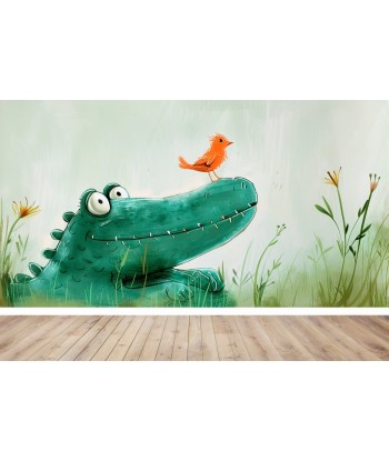 Rencontre au Marais : Un Crocodile et Son Ami l'Oiseau 50-70% off 