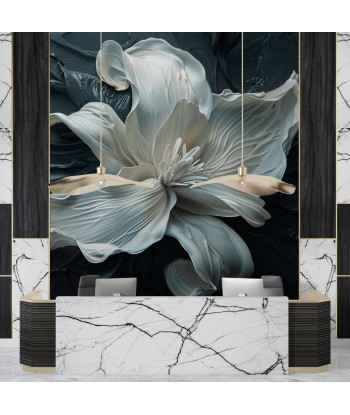 Fleur Sublime : Harmonie de Blanc et Noir acheter