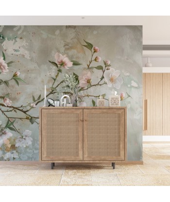 Rêve de Chinoiserie : Éclat Floral en papier peint  pour une Ambiance Élégante pas cher 