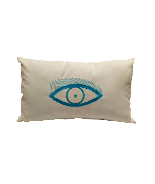 coussin déco rectangle oeil 30x50 hantent personnes