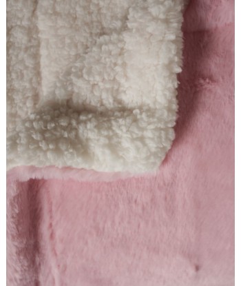 Plaid Couverture Polaire XL imitation Lapin 220x240 Rose du meilleur 